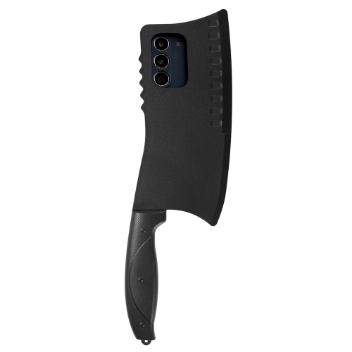 

For Samsung Galaxy S22+ 5G Simulated Kitchen Knife TPU + PC Phone Case(Black)