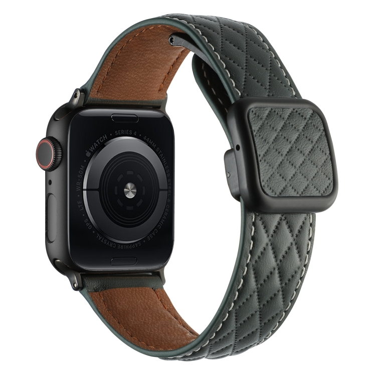 Para Apple Watch Series Correa de reloj de cuero con hebilla