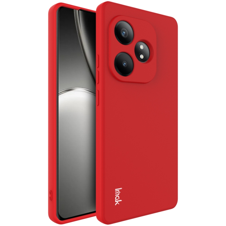 

For Realme GT 6 5G Global imak UC-4 Series Straight Edge TPU Phone Case(Red)