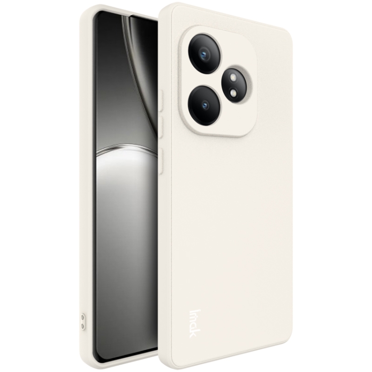 

For Realme GT 6T 5G Global imak UC-4 Series Straight Edge TPU Phone Case(White)