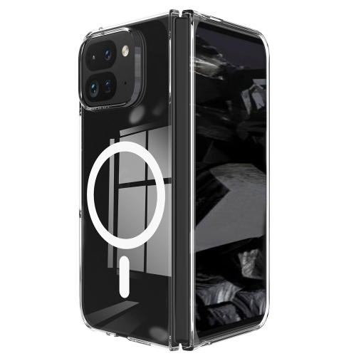 

For Google Pixel Fold 2 Scratchproof PC Transparent MagSafe Phone Case