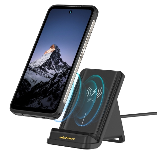 

Ulefone WCS01 50W Air-cooled Wireless Charger Stand(Black)