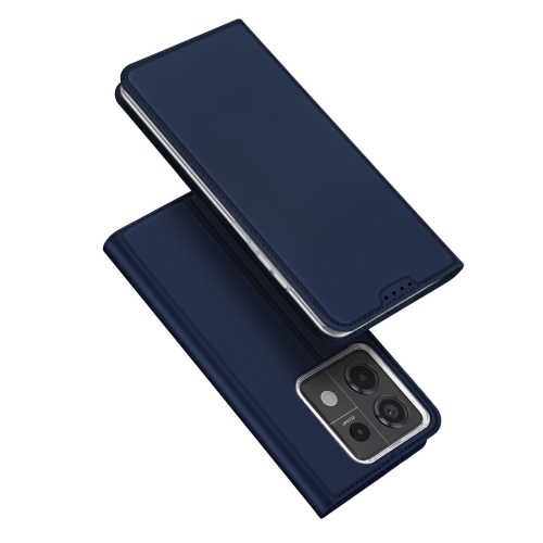 

For Xiaomi Redmi Note 13 Pro 5G/Poco X6 5G DUX DUCIS Skin Pro Series Flip Leather Phone Case(Blue)