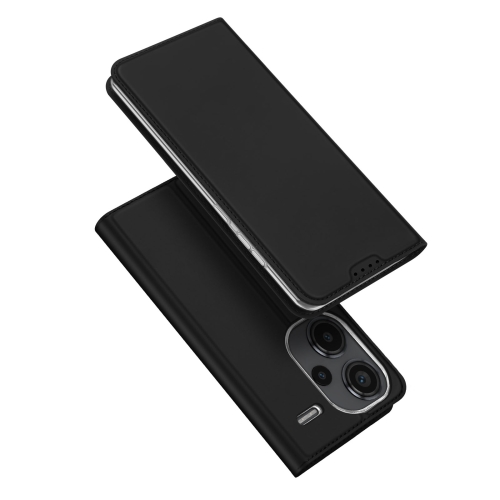 

For Xiaomi Redmi Note 13 Pro+ 5G DUX DUCIS Skin Pro Series Flip Leather Phone Case(Black)