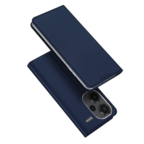 

For Xiaomi Redmi Note 13 Pro+ 5G DUX DUCIS Skin Pro Series Flip Leather Phone Case(Blue)