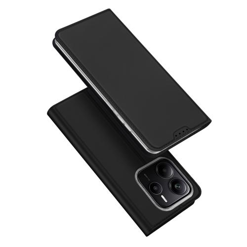 For Redmi Note 14 5G DUX DUCIS Skin Pro Series Flip Leather Phone Case(Black)