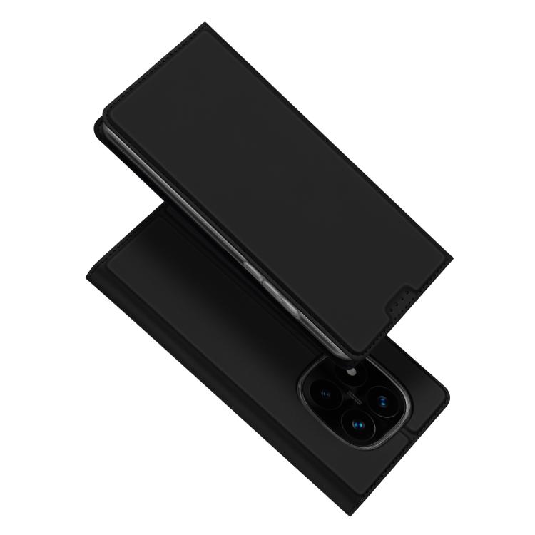 

For Redmi Note 14 Pro+ 5G DUX DUCIS Skin Pro Series Flip Leather Phone Case(Black)