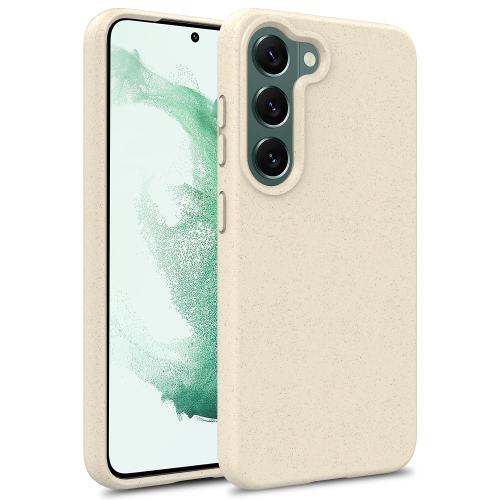 

For Samsung Galaxy S25+ 5G Wheat Straw Material + TPU Phone Case(White)