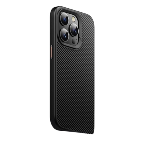 

For iPhone 14 Pro Max MagSafe Kevlar Fiber Shockproof Phone Case(Black)