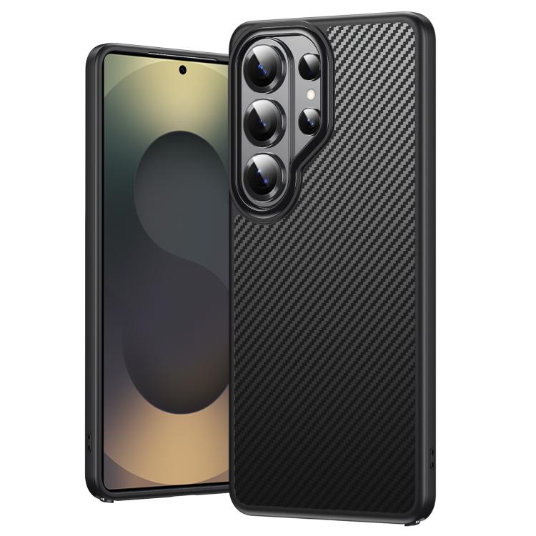 

For Samsung Galaxy S26 Ultra 5G MagSafe Kevlar Fiber Shockproof Phone Case(Black)