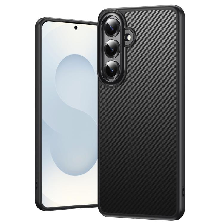 

For Samsung Galaxy S26 5G MagSafe Kevlar Fiber Shockproof Phone Case(Black)