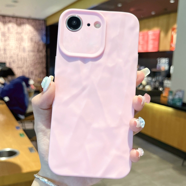 

For iPhone 7 / 8 / SE 2022 Frosted Wrinkles Texture TPU Phone Case(Pink)