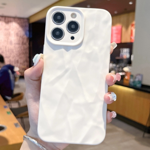 

For iPhone 11 Pro Frosted Wrinkles Texture TPU Phone Case(White)