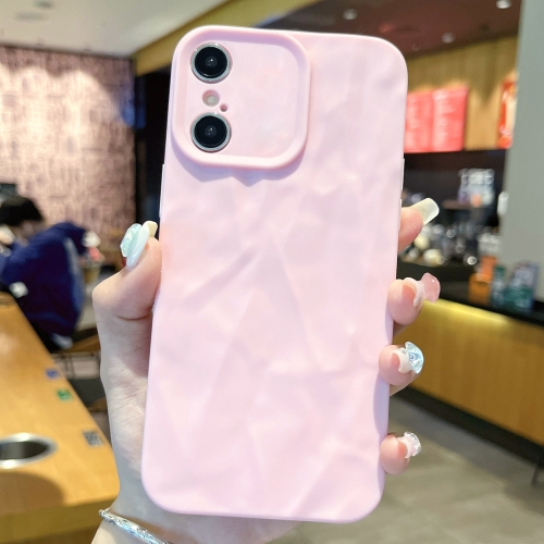 

For iPhone XS Max Frosted Wrinkles Texture TPU Phone Case(Pink)
