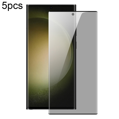 

For Samsung Galaxy S23 Ultra 5G 5pcs DUX DUCIS 0.33mm 9H High Aluminum Anti-spy HD Tempered Glass Film
