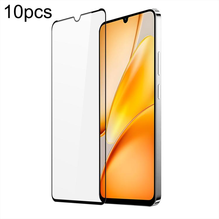 

For vivo T4 Lite 10pcs DUX DUCIS 0.33mm 9H Medium Alumina Tempered Glass Film