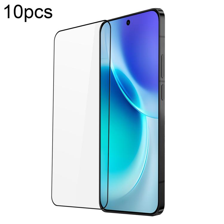 

For vivo X300 Pro 10pcs DUX DUCIS 0.33mm 9H Medium Alumina Tempered Glass Film
