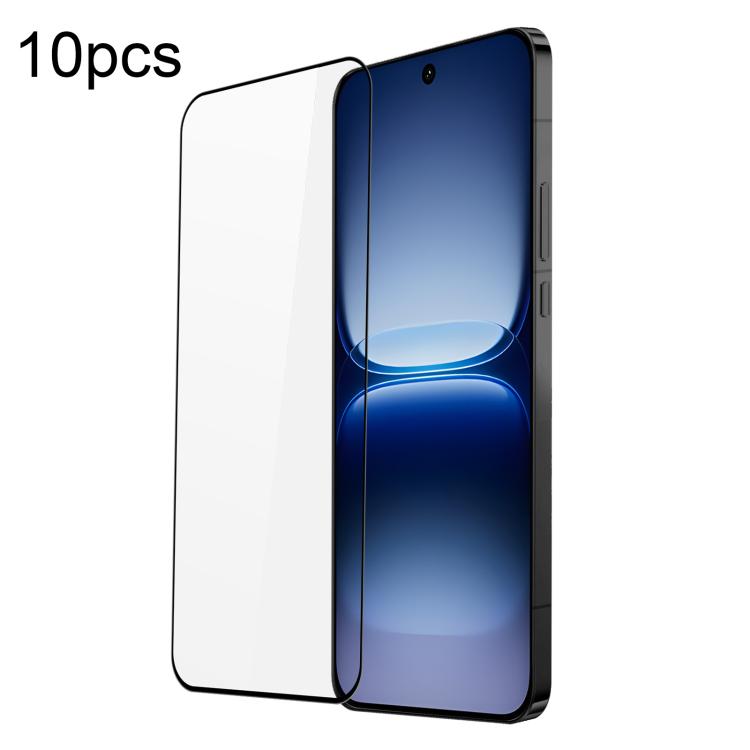 

For vivo iQOO 15 10pcs DUX DUCIS 0.33mm 9H Medium Alumina Tempered Glass Film