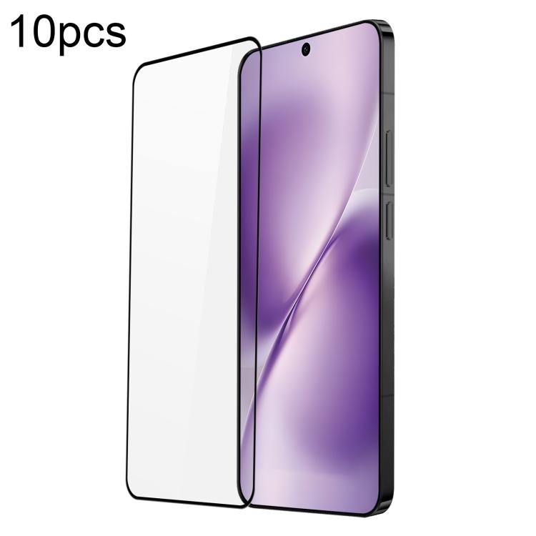 

For vivo X200T 5G 10pcs DUX DUCIS 0.33mm 9H Medium Alumina Tempered Glass Film