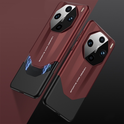 

For vivo X100 GKK Imitation Ultimate Design All-inclusive Shockproof Phone Case(Red)