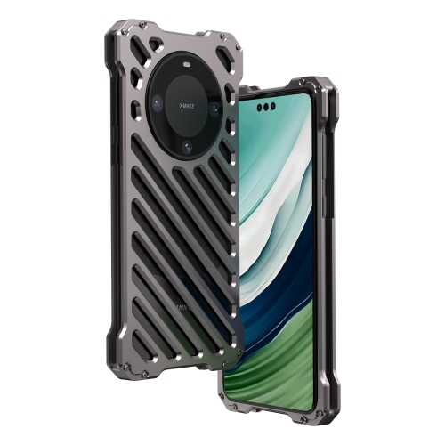 

For Huawei Mate 60 R-JUST Breathable Armor Phone Case(Space Grey)