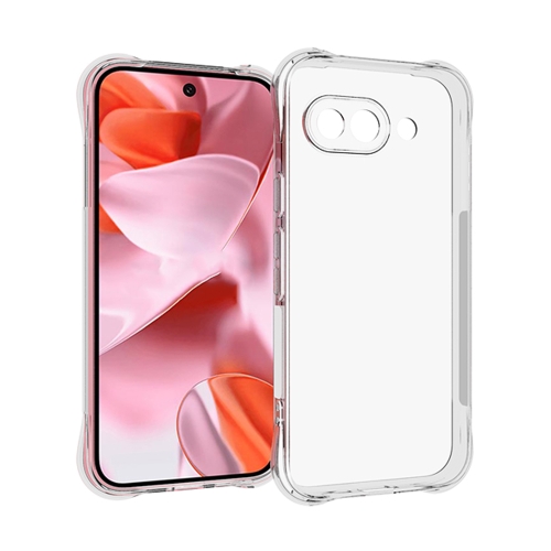 

For Google Pixel 9a Shockproof Non-slip Thickening TPU Phone Case(Transparent)