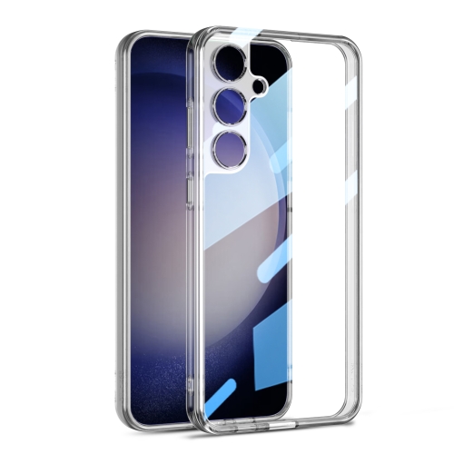 

For Samsung Galaxy S24+ 5G GKK Space Frame Transparent PC + TPU Phone Case(Transparent)