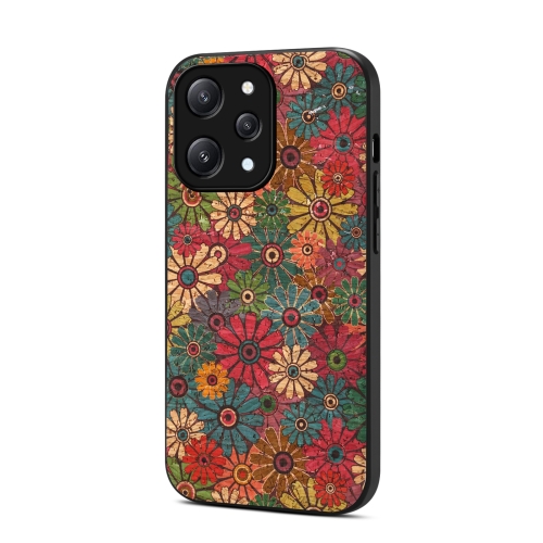 

For Xiaomi Redmi 12 Four Seasons Flower Language Series TPU Phone Case(Spring Green)