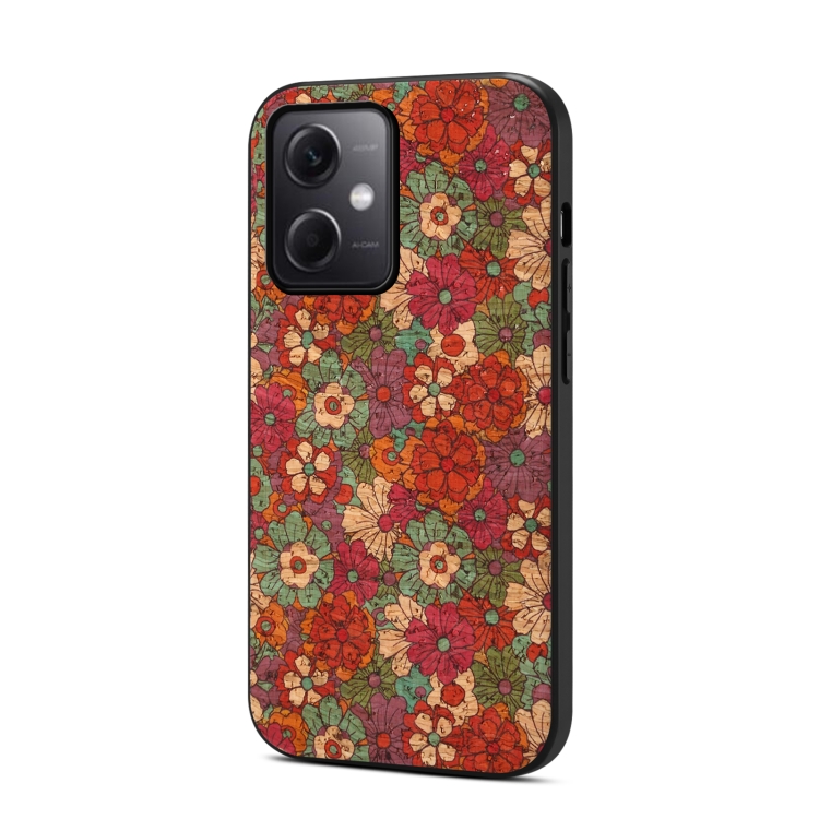 

For Xiaomi Redmi Note 12 Four Seasons Flower Language Series TPU Phone Case(Summer Red)