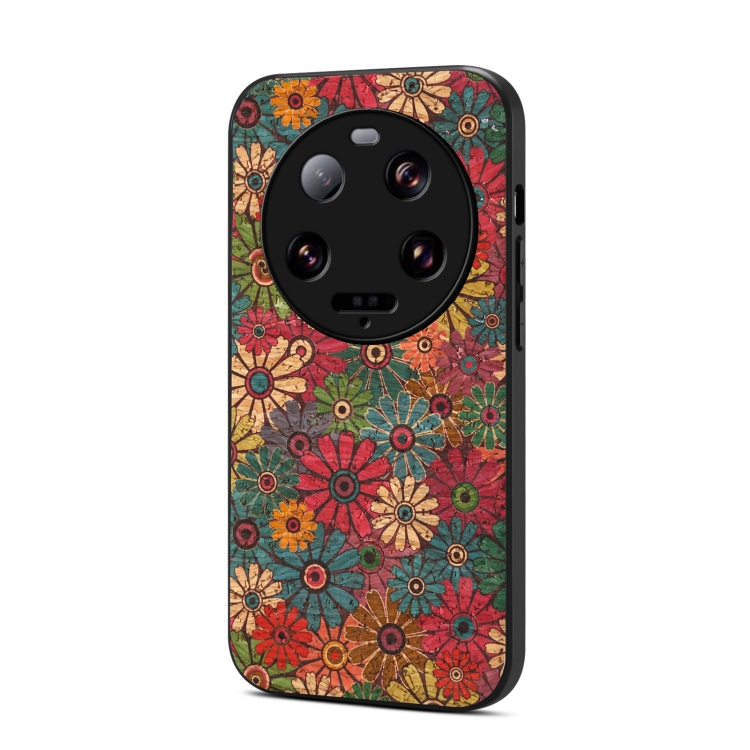 

For Xiaomi 13 Ultra Four Seasons Flower Language Series TPU Phone Case(Spring Green)