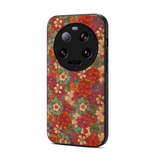 

For Xiaomi 13 Ultra Four Seasons Flower Language Series TPU Phone Case(Summer Red)