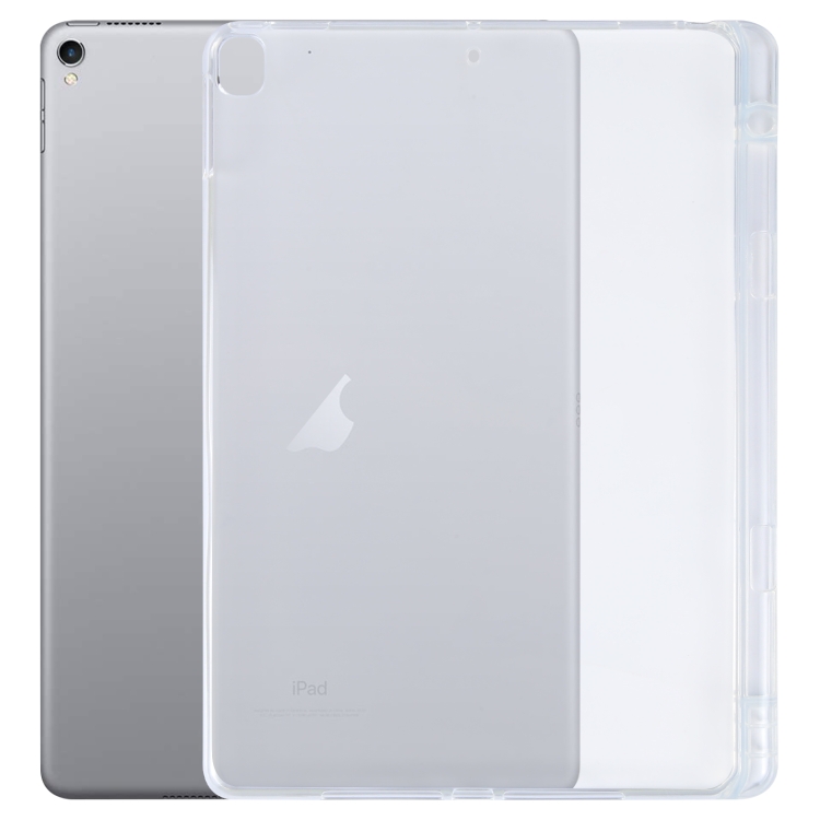 

For iPad 10.2 / 10.5 Highly Transparent TPU Tablet Case with Pen Slot