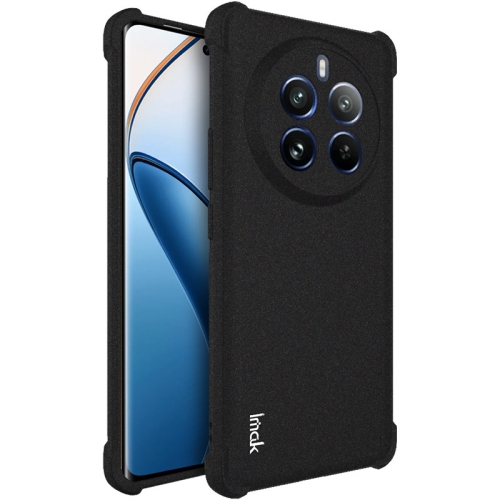 

For Realme 12 Pro / 12 Pro+ 5G imak Shockproof Airbag TPU Phone Case(Matte Black)