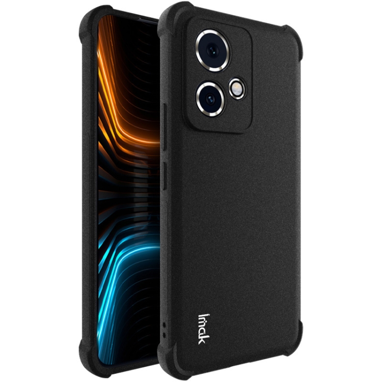 

For Honor 90 GT 5G imak Shockproof Airbag TPU Phone Case(Matte Black)