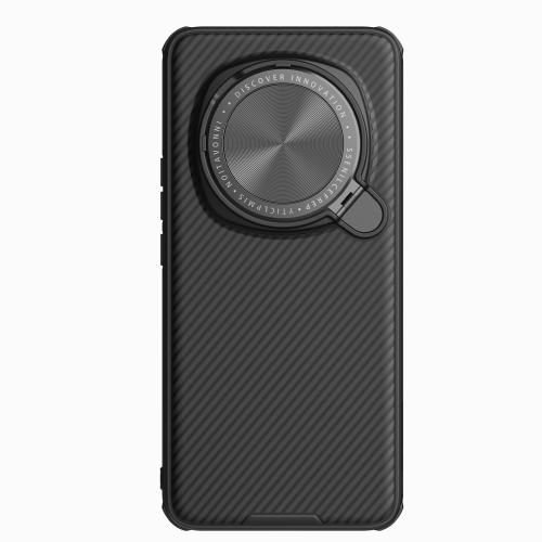 For Honor Magic6 Pro NILLKIN CamShield Prop CD Texture Mirror Phone Case(Black)