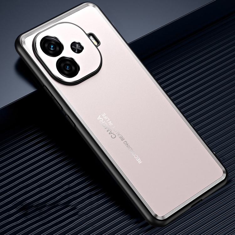

For vivo iQOO Z9 / Z9 Turbo Frosted Metal Phone Case(Gold)