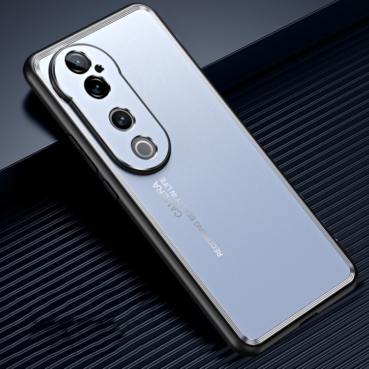 

For vivo S19 Frosted Metal Phone Case(Blue)