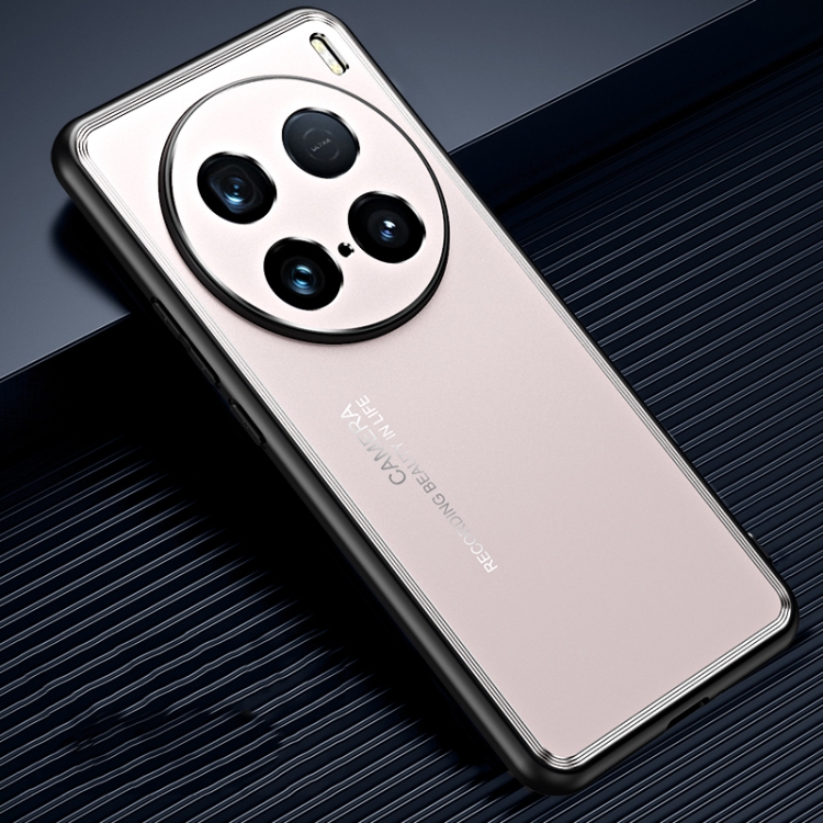 

For vivo X100 Ultra Frosted Metal Phone Case(Gold)