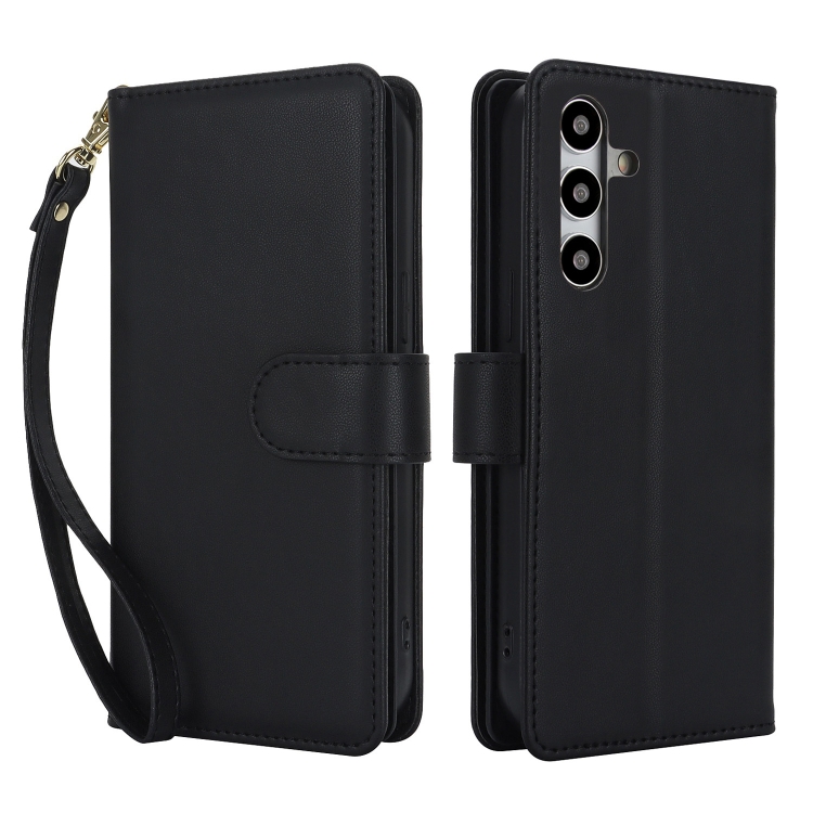 

For Samsung Galaxy A54 5G Multi-Card Wallet RFID Leather Phone Case(Black)