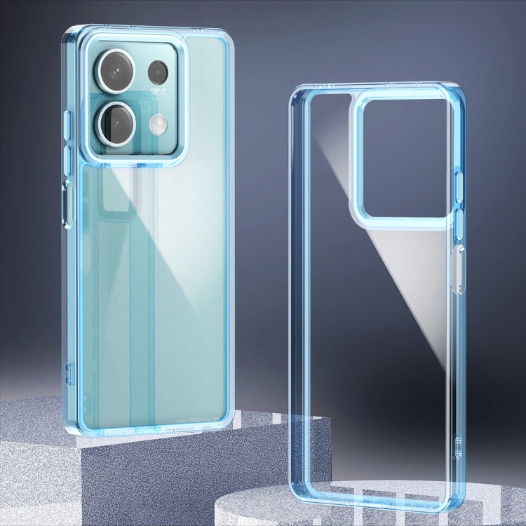 

For Xiaomi Redmi Note 13 5G Shine High Transparency Acrylic Phone Case(Blue)