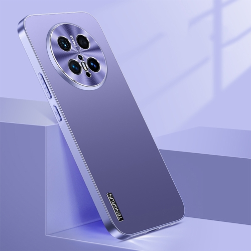 

For Huawei Mate 70 Pro / 70 Pro+ Streamer Series Micro Frosted Metal Paint PC Phone Case(Dark Purple)