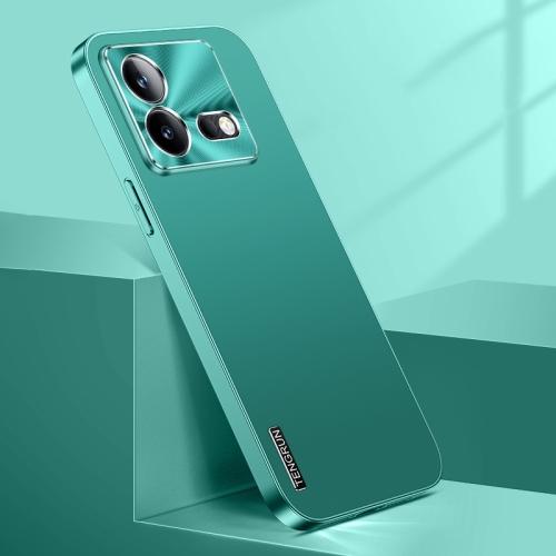

For vivo iQOO Neo 8 Pro Streamer Series Micro Frosted Metal Paint PC Phone Case(Alpine Green)