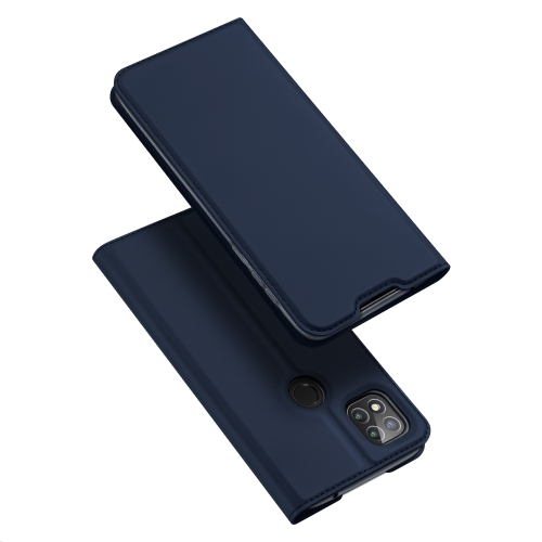 

For Xiaomi Redmi 9C DUX DUCIS Skin Pro Series Horizontal Flip PU + TPU Leather Case, with Holder & Card Slots(Blue)