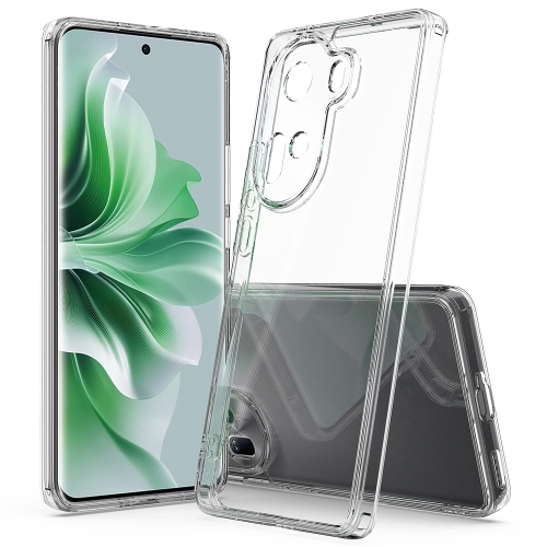 For OPPO Reno11 5G Global Scratchproof Acrylic TPU Phone Case(Transparent)