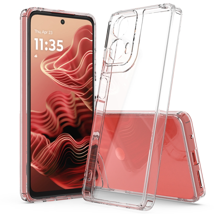 Funda Transparente + Vidrio Templado Para Motorola Moto G35 - ¡Protectora Y A Prueba De Golpes!
