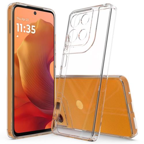 

For Motorola Moto G15 Power Scratchproof Acrylic TPU Phone Case(Transparent)