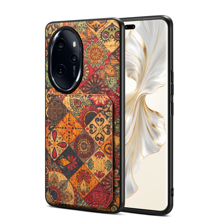 

For Honor 100 Pro Dual Card Slot Holder Phone Case(Autumn Yellow)