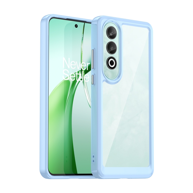 

For OnePlus Nord CE4 Colorful Series Acrylic Hybrid TPU Phone Case(Blue)