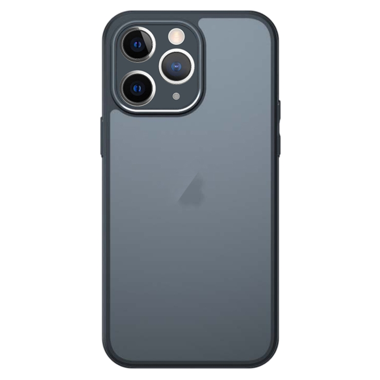 

For iPhone 11 Pro Armor Precise Hole PC Hybrid TPU Phone Case(Black)