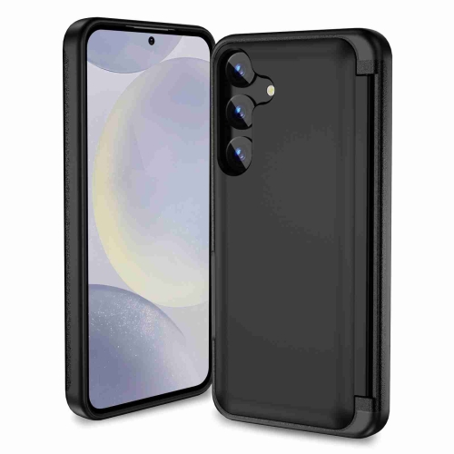 

For Samsung Galaxy S23 FE 5G 3 in 1 Flip Holder Phone Case(Black)